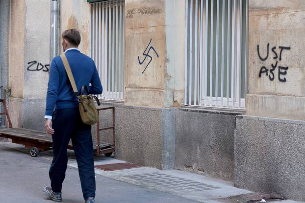 Zagreb:  Neprimjereni grafiti u centru grada