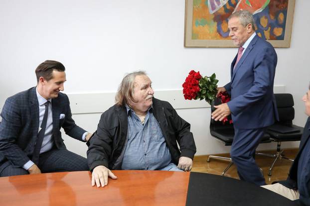 Gradonačenik Bandić sastao se s Mišom Kovačem uoči njegova koncerta u Areni
