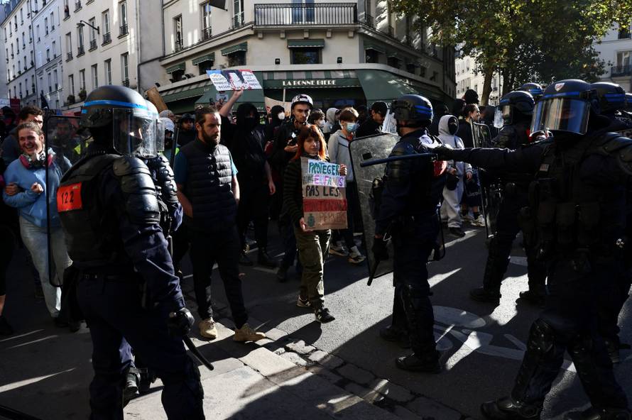 Nationwide protests in France against the cost of living