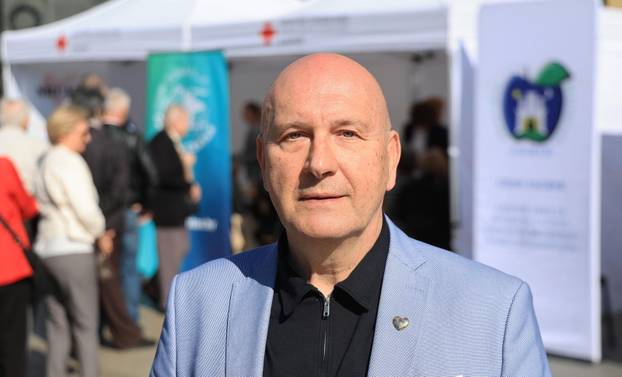 Zagreb: Obilježavanje Svjetskog dana zdravlja na Trgu bana Josipa Jelačića