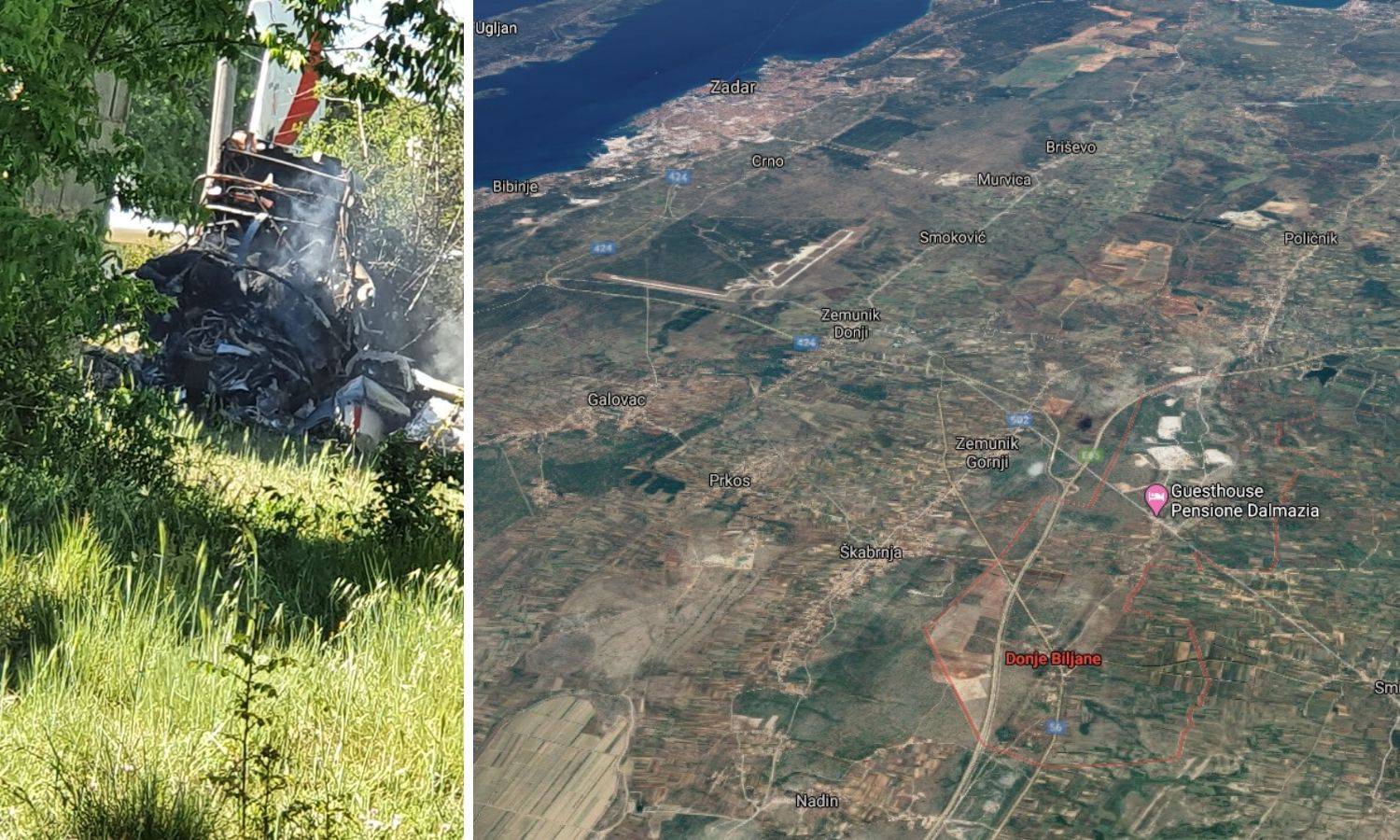 Zrakoplov se srušio kraj Zadra, dva vojnika su smrtno stradala
