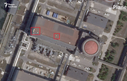 Što je to na krovu ukrajinske nuklearke? Satelitske snimke pokazuju čudne bijele objekte