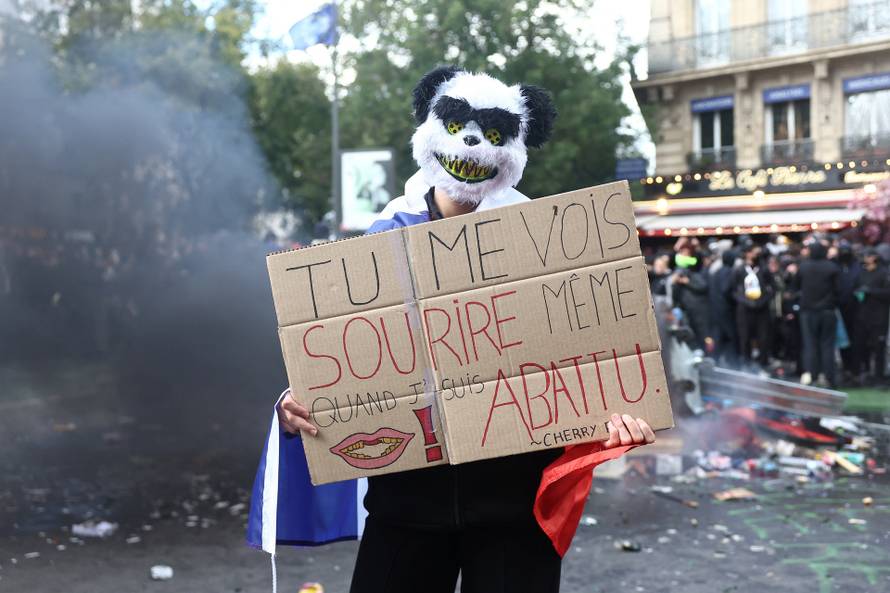 Nationwide protests in France against the cost of living