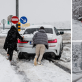 Snijeg izazvao velike probleme u prometu, bus zapeo na Macoli: ‘Tu smo četiri sata!‘