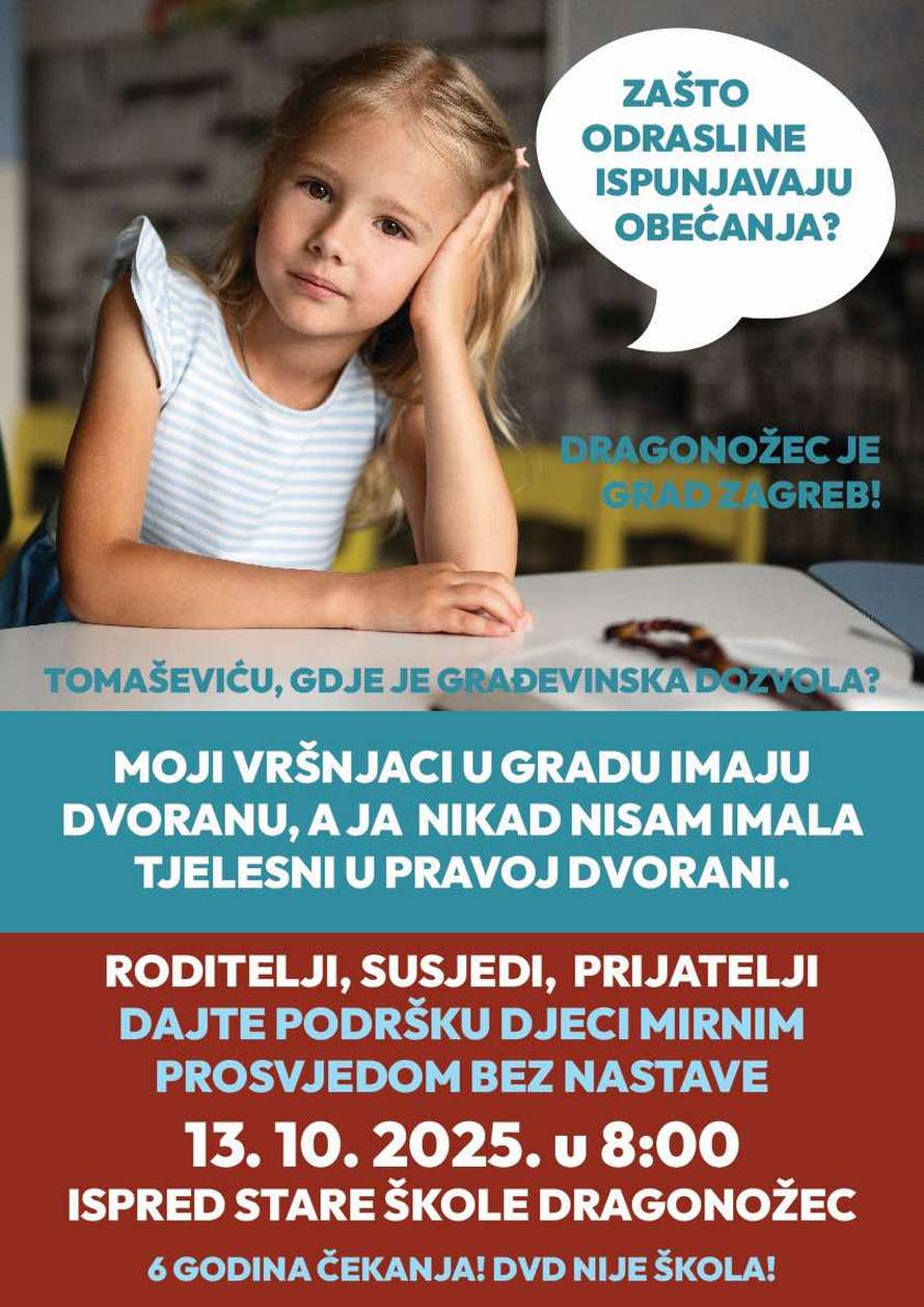 Novi bojkot nastave u Donjem Dragonošcu: 'Tomaševiću, gdje je dozvola?', 'DVD nije škola!'