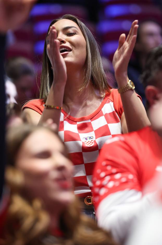 Susret Švedske i Hrvatske u prvom krugu EHF Europskog prvenstva,navijači