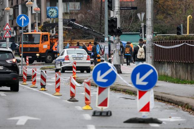 Zagreb: Započeo je očevid nebodera Vjesnik