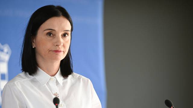 Zagreb: Ministrica Vučković dala je izjavu medijima