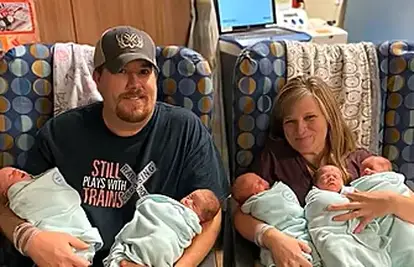 Rodila pet beba u četiri minute! 'Kao da sam trepnula, a one su već bile u mom naručju'