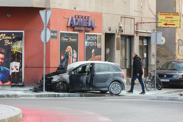 Zagreb: Zapalio se automobil stranih tablica