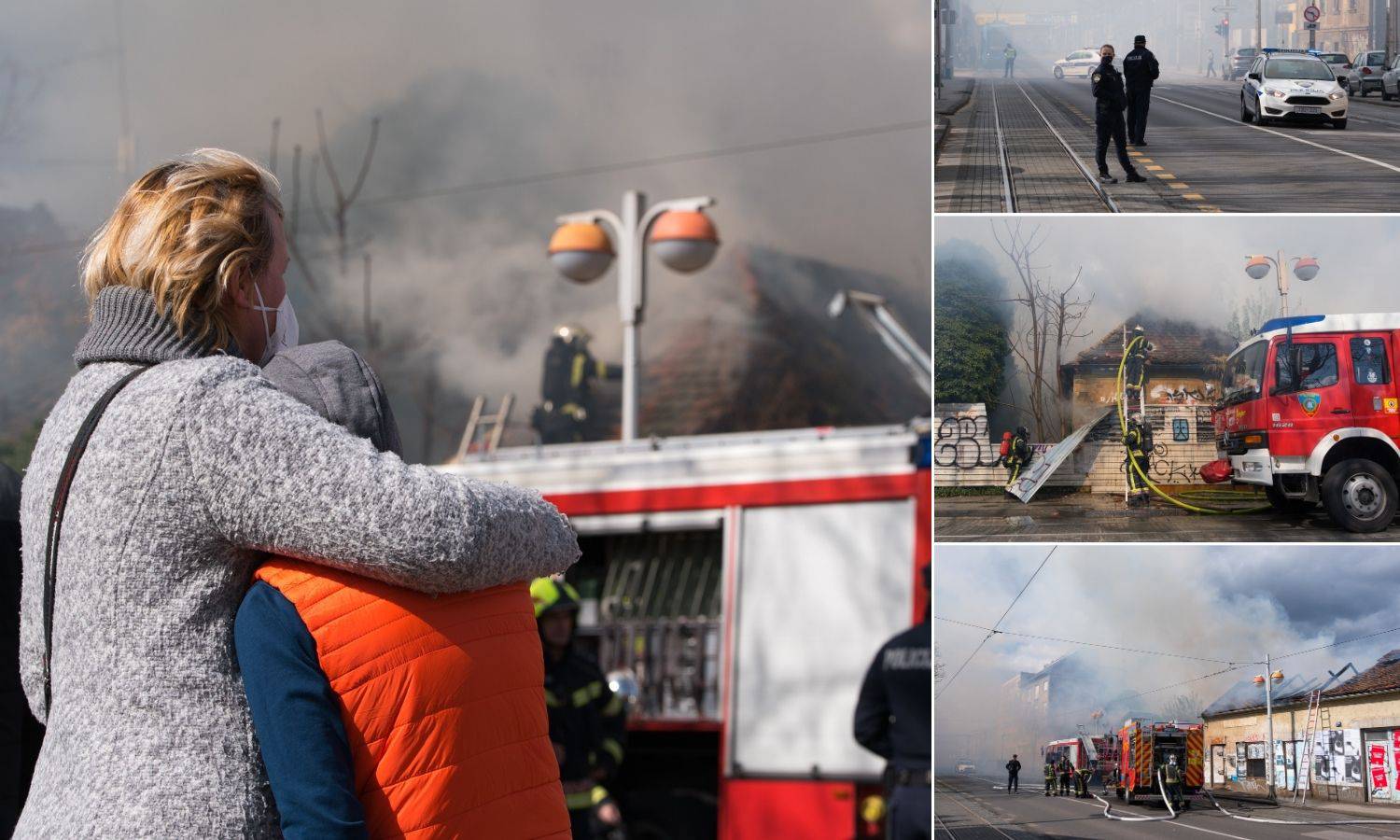 Zagreb opet u dimu: Na Knežiji izbio požar, zatvorena Savska