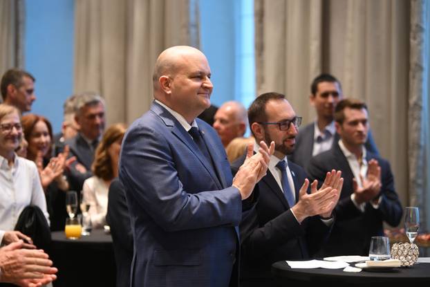 Zagreb: Proslava 80. rođendana Košarkaškog kluba Cibona u hotelu Esplanade