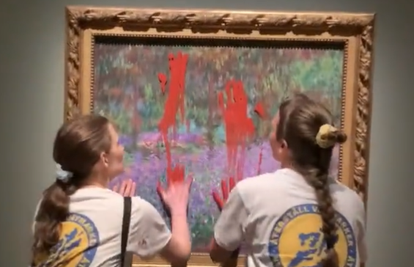 Klimatske aktivistice razmazale boju po slici Claudea Moneta u Švedskom nacionalnom muzeju