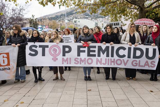 Zbog femicida u Mostaru održana je prosvjedna šetnja 