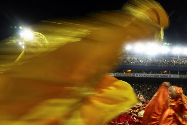 Carnival parade in Sao Paulo