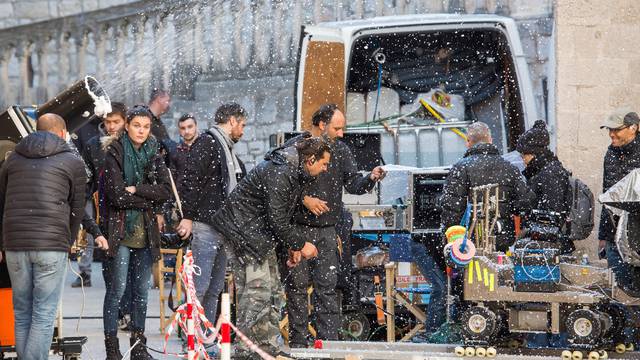 'Igra prijestolja' Dubrovčanima donijela snijeg i zatvorene ulice