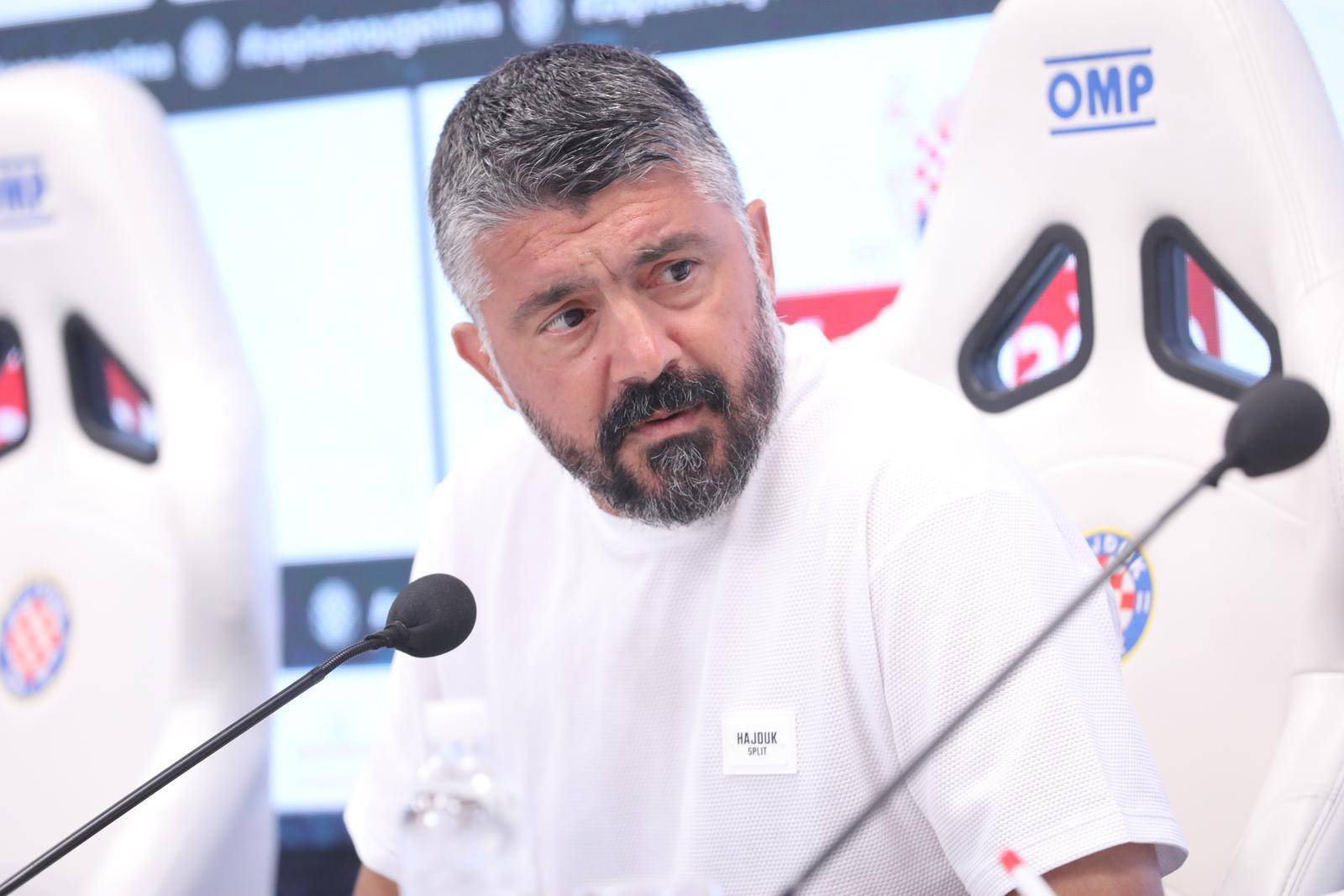 Split: Gennaro Gattuso i Filip Krovinović na konferenciji za medije