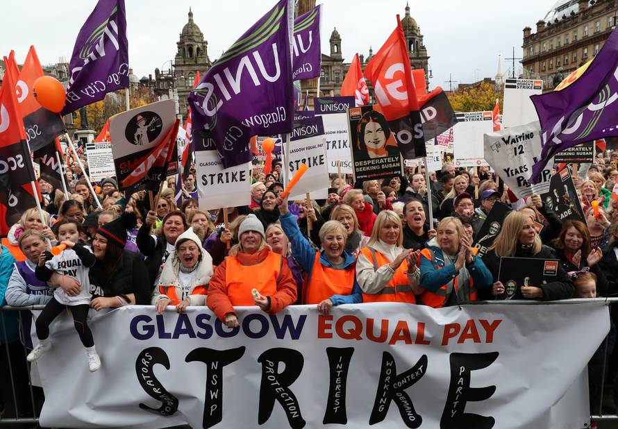 Strike over equal pay