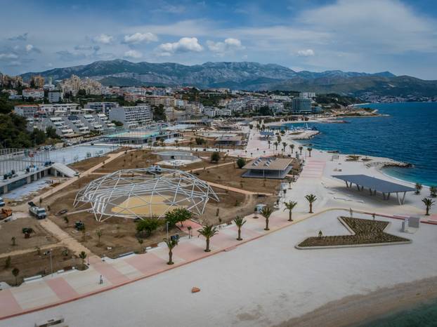 Split uskoro dobiva jednu od najljepših plaža na Mediteranu, ovako sada Žnjan izgleda iz zraka
