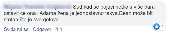 'Prvo se ljubakala s Dejanom pa bi Adama. Luka je sljedeći?'