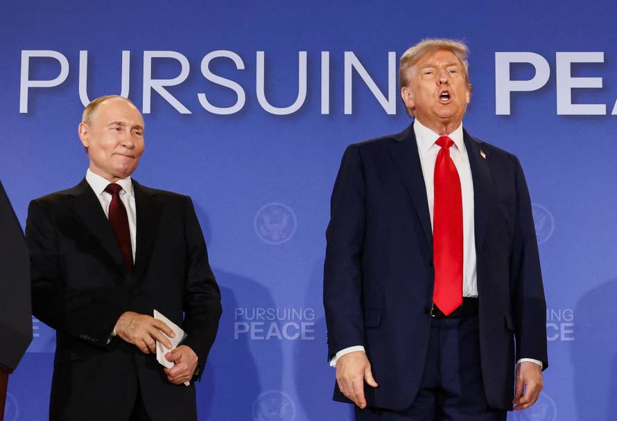 U.S. President Trump meets with Russian President Putin in Alaska