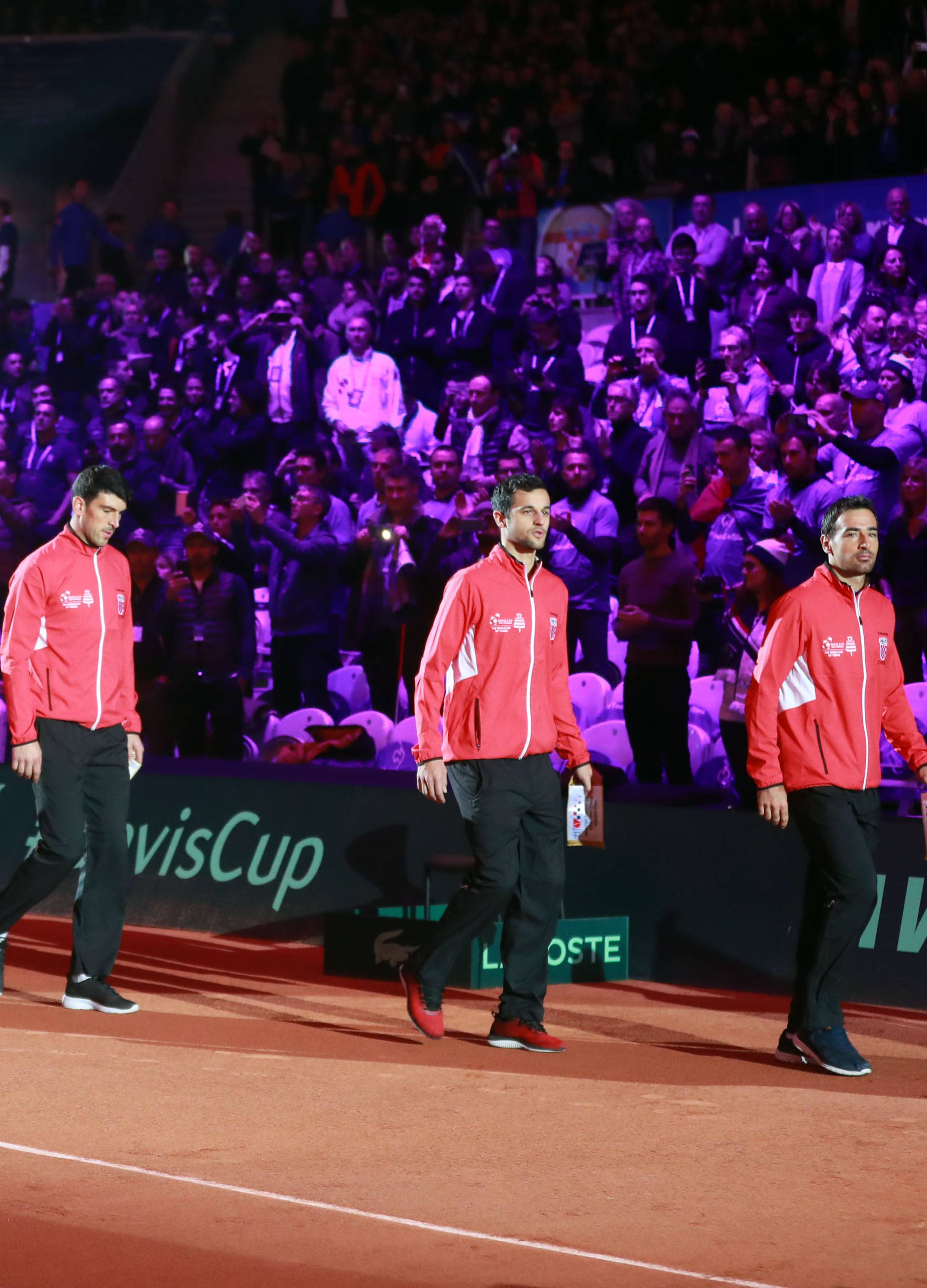 Lille: POÄelo je finale Davis Cupa izmeÄu Francuske i Hrvatske