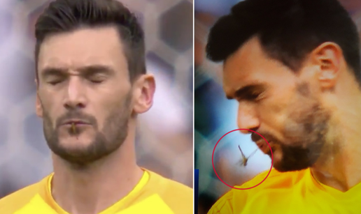 Bon appetit Hugo! Lloris skoro pojeo skakavca tijekom igre...