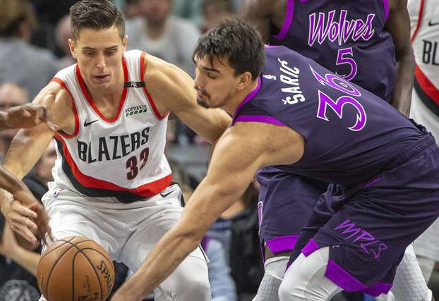 NBA: Portland Trail Blazers at Minnesota Timberwolves