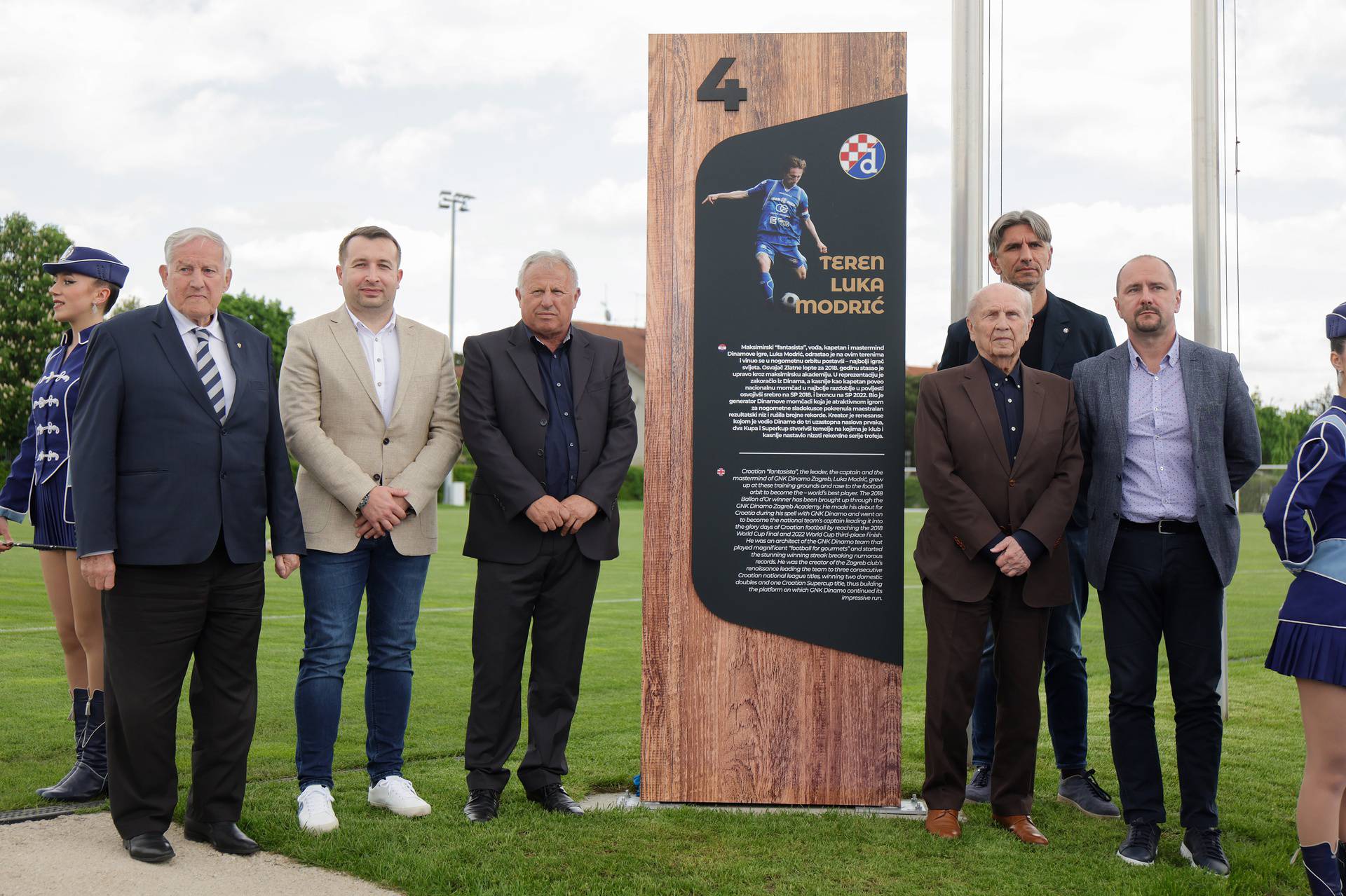 Zagreb: Svečana ceremonija imenovanja trening terena Luka Modrić