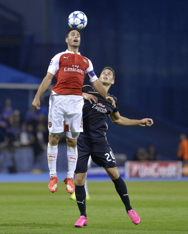 Zagreb: UEFA Liga prvaka, skupina F, 1. kolo, GNK Dinamo - Arsenal FC