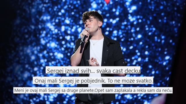 Sergej oduševio gledatelje 'The Voicea': 'Baš dugo nisam ovako nešto dobro čula. Plakala sam'