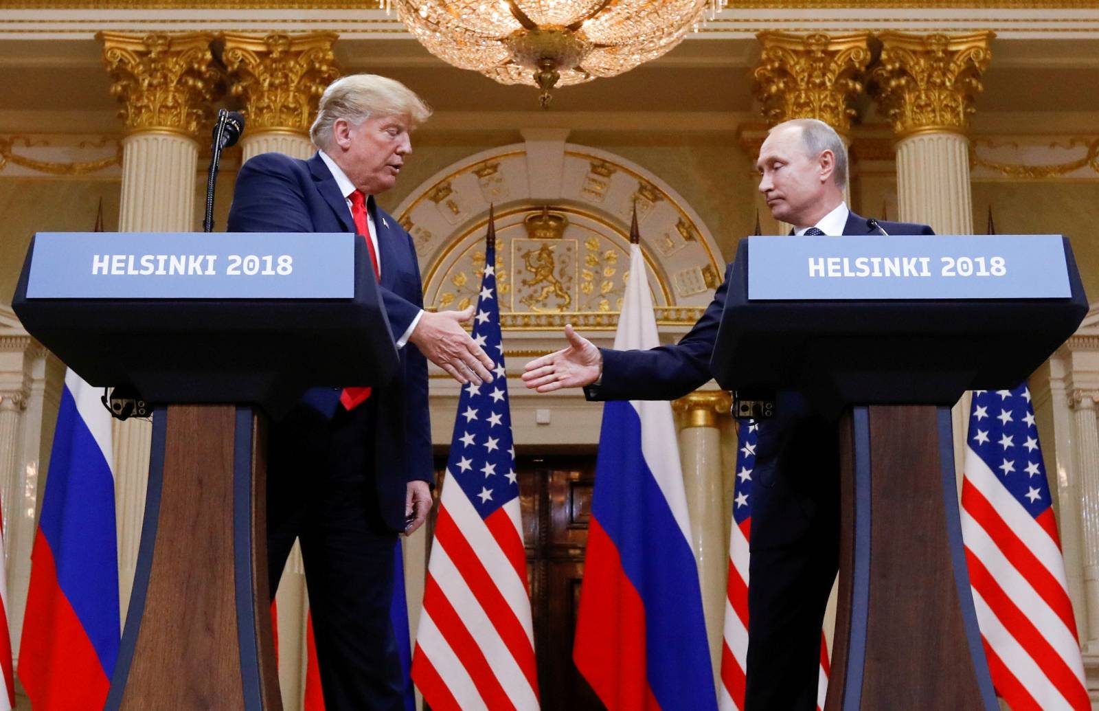 FILE PHOTO: Trump-Putin summit in Helsinki