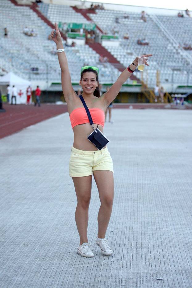 Split: Okupljanje posjetitelja drugog dana ULTRA Europe festivala 2014