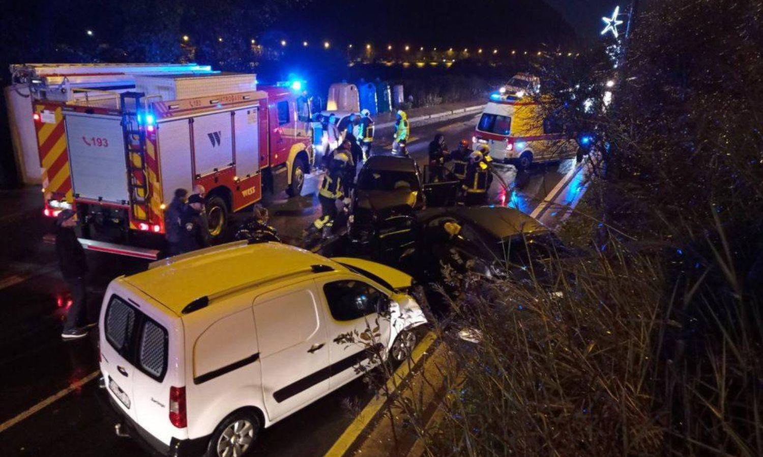 U nesreći kod Dubrovnika sudar tri automobila, troje u bolnici