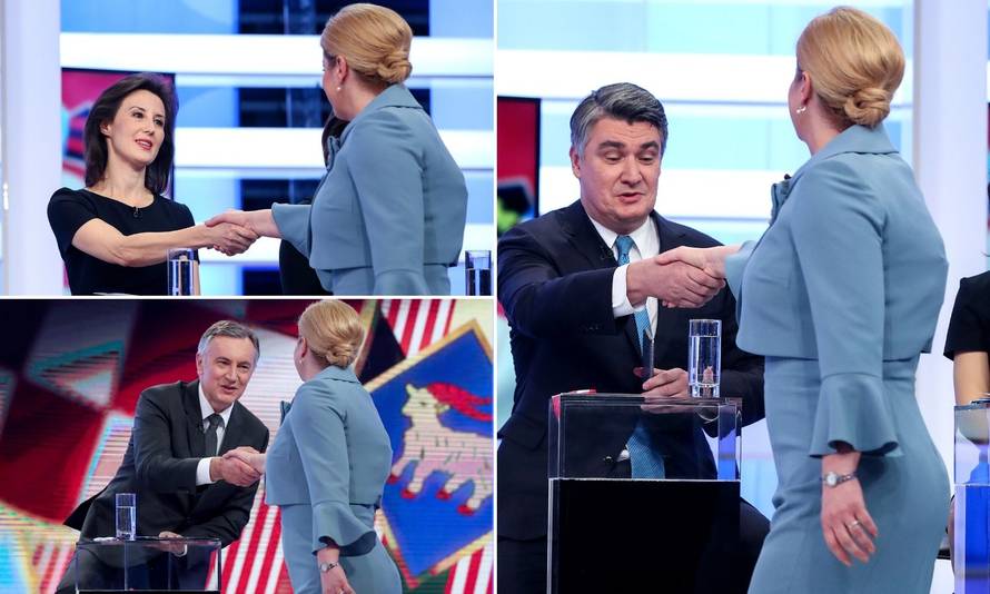 Galerija fotki: Pernar i Peović nisu htjeli dati ruku Kolindi...