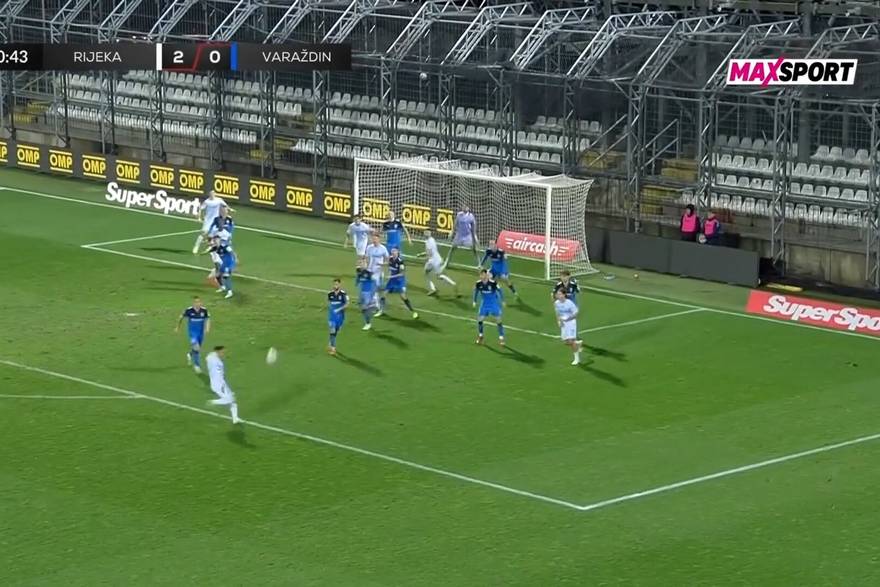 Golovi na utakmici Rijeka - Vara&zcaron;din