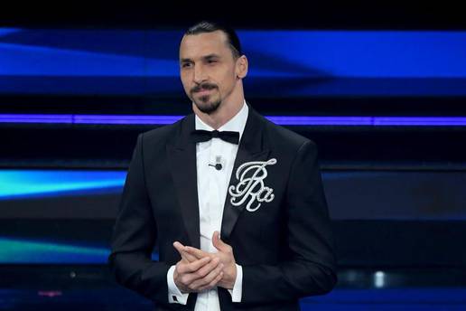 VIDEO Ibrahimović napravio šou u San Remu: Uz legendarni hit Lepe Brene izašao na pozornicu