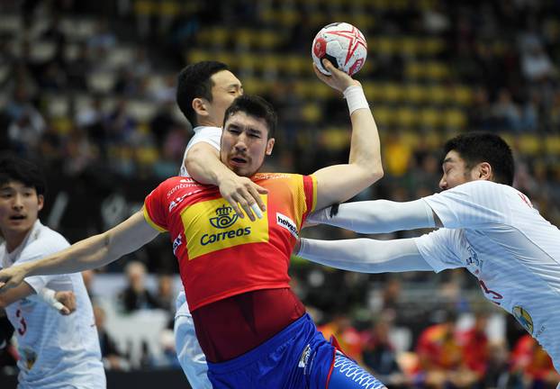 IHF Handball World Championship - Germany & Denmark 2019 - Group B - Spain v Japan