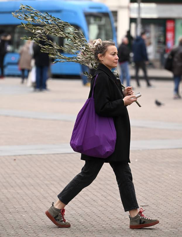 Zagreb: Prodaja maslinovih grančica uoči Cvjetnice