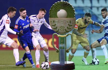 Dinamo na Lokomotivu, Hajduk protiv Osijeka: Evo kad se igra četvrtfinale hrvatskog Kupa