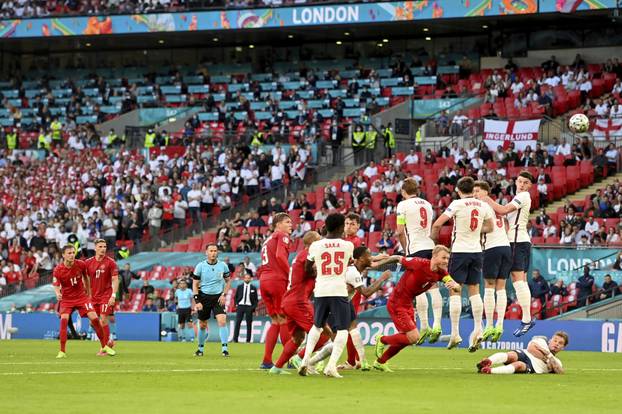 Soccer EURO 2020 semi-finals / England - Denmark 2: 1 nV.