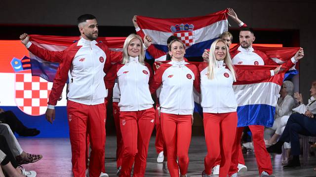 Službeno predstavljanje olimpijske kolekcije u rektoratu Sveučilišta u Zagrebu