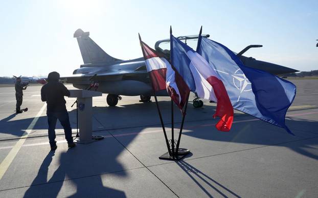 NATO Baltic Air Policing mission in Lielvarde