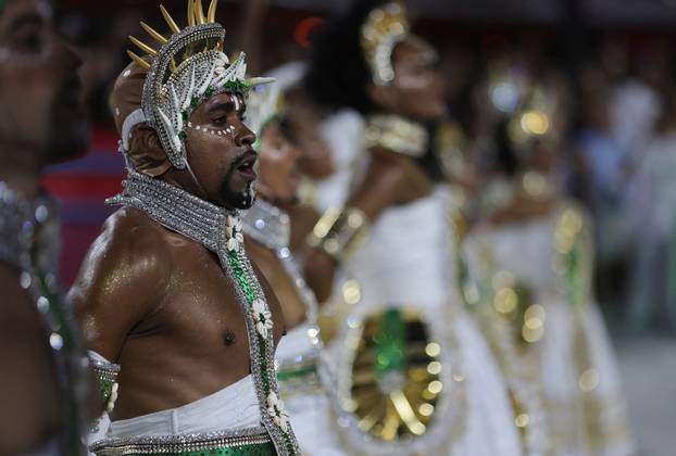 Carnival magic descends on Rio as first night of elite samba schools lights up the Sambadrome, in Rio de Janeiro