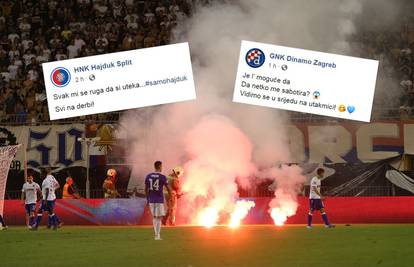 Hajduk: Svak mi se ruga da si uteka; Dinamo: Krivo je more!