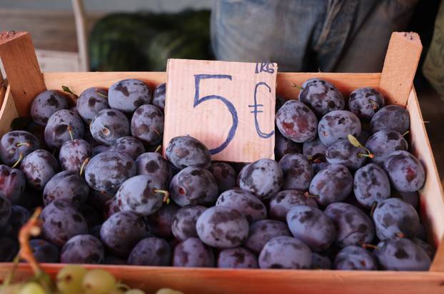 Šibenik: Bogata ponuda vo?a i povr?a na gradskoj tržnici