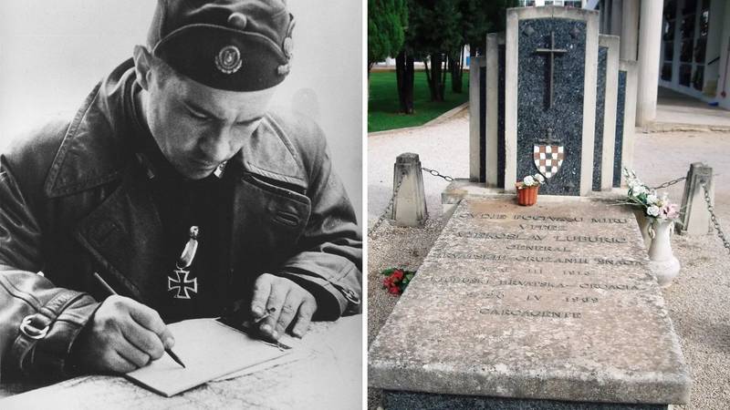 Ustaška obilježja miču s groba Vjekoslava Maksa Luburića, Pavelićeva mesara iz Jasenovca