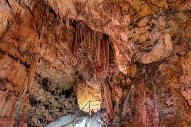 Biserujka Cave in the village of Rudine, in the island of Krk, C