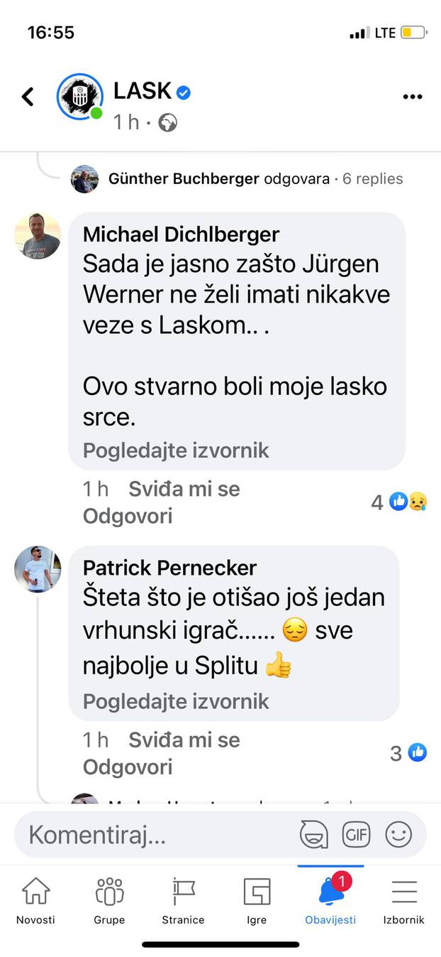 Poruke Lukasu Grgicu