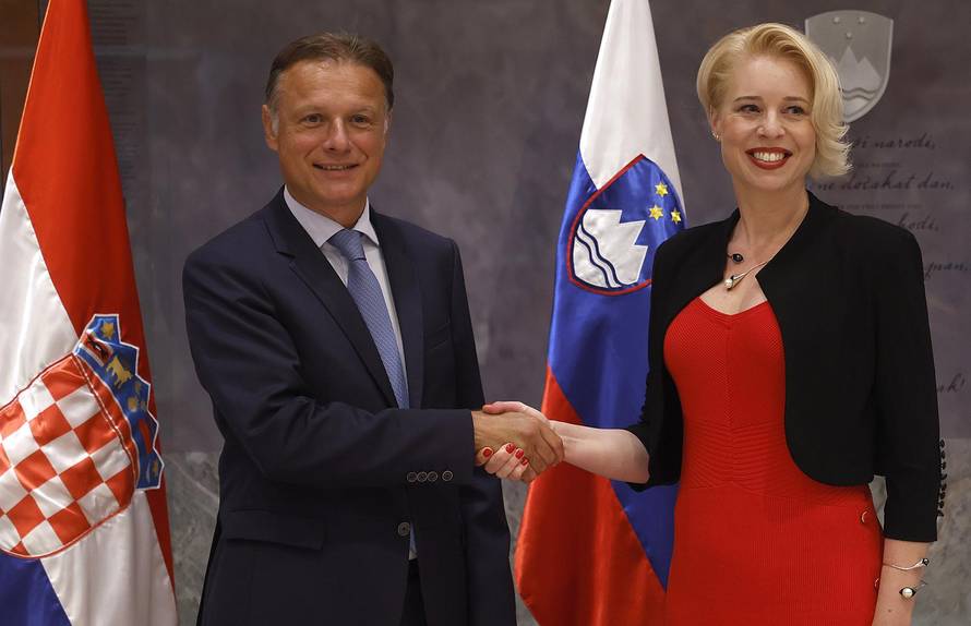 Predsjednik Hrvatskoga sabora Gordan Jandroković boravi u službenom posjetu Republici Sloveniji